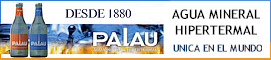 Agua Mineral Hipertermal Pallau desde 1880